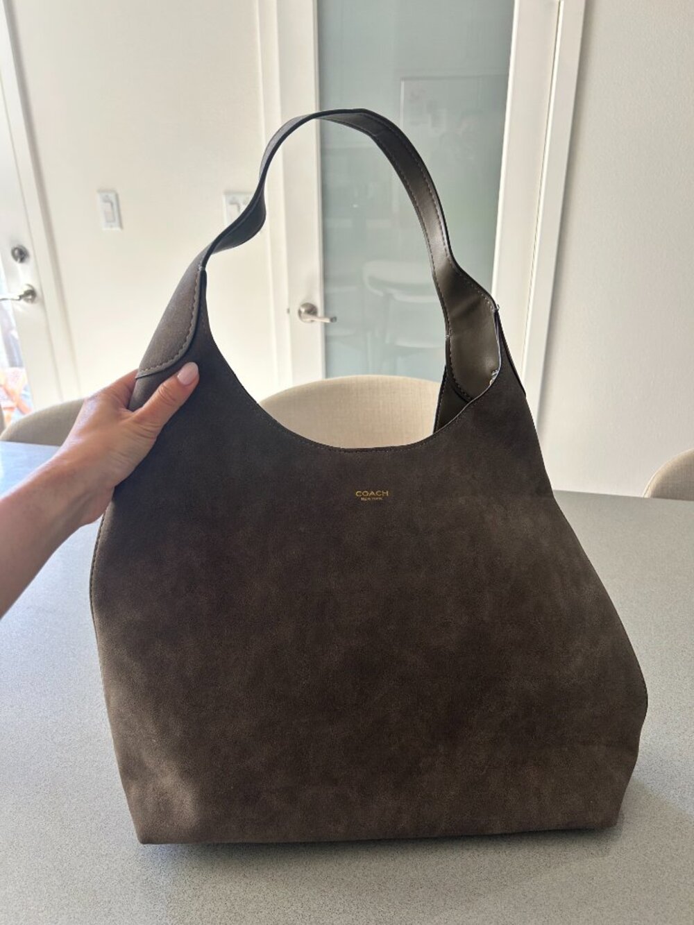 Coach Brooklyn Shoulder Bag 39 Olive XL - Picture 7 of 10